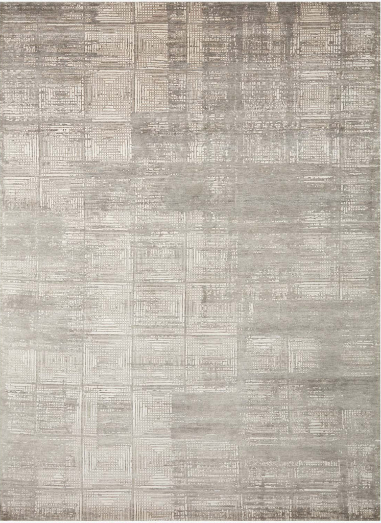 Loloi Indo Trans Wool Viscose One of a Kind Beige Area Rug main image