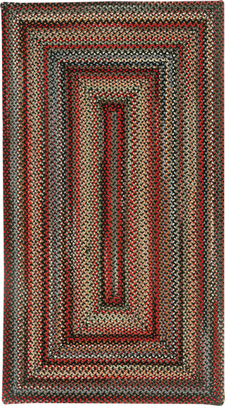 Capel Portland 0346 Coal 300 Area Rug Concentric Rectangle
