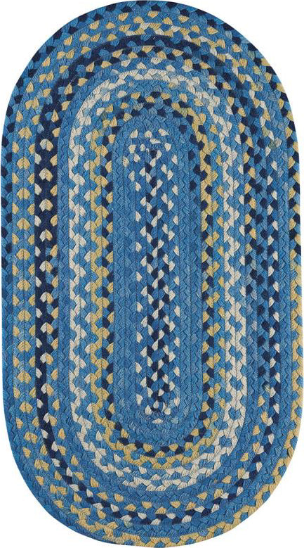 Capel Anthony Baratta Harrison 0381 Stately Blue Area Rug Oval