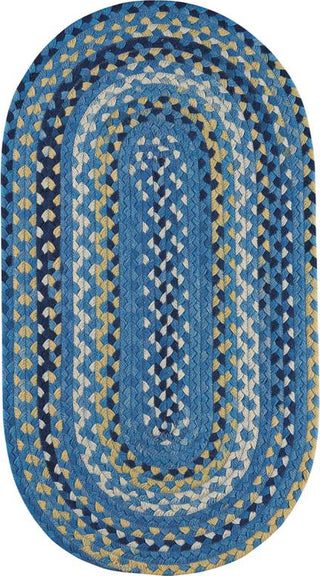 Capel Anthony Baratta Harrison 0381 Stately Blue Area Rug Oval