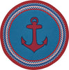 Capel Anthony Baratta Maritime-Anchor 0386 Blue Area Rug main image