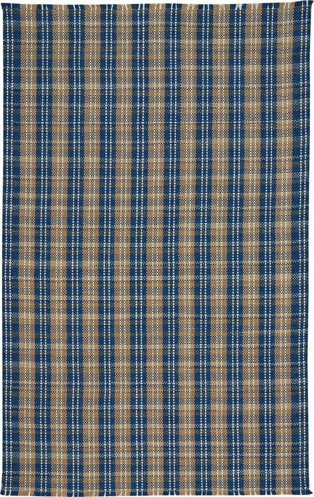 Capel Thames 0387 Azure Area Rug Rectangle/Vertical Stripe Rectangle