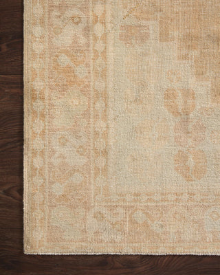 Loloi Turkish Hand Knots One of a Kind Beige Area Rug Corner Image