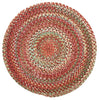 Capel Ocracoke 0425 Pink 525 Area Rug Round