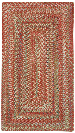 Capel Ocracoke 0425 Pink 525 Area Rug Concentric Rectangle