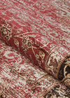 Couristan Zahara Persian Vase Red/Black/Oatmeal Area Rug Detail Image