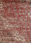 Couristan Zahara Persian Vase Red/Black/Oatmeal Area Rug Pile Image