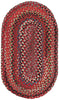Capel St Johnsbury 0440 Medium Red 500 Area Rug Oval