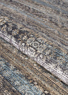 Couristan Zahara All Over Diamond Black/Light Blue/Oatmeal Area Rug Detail Image