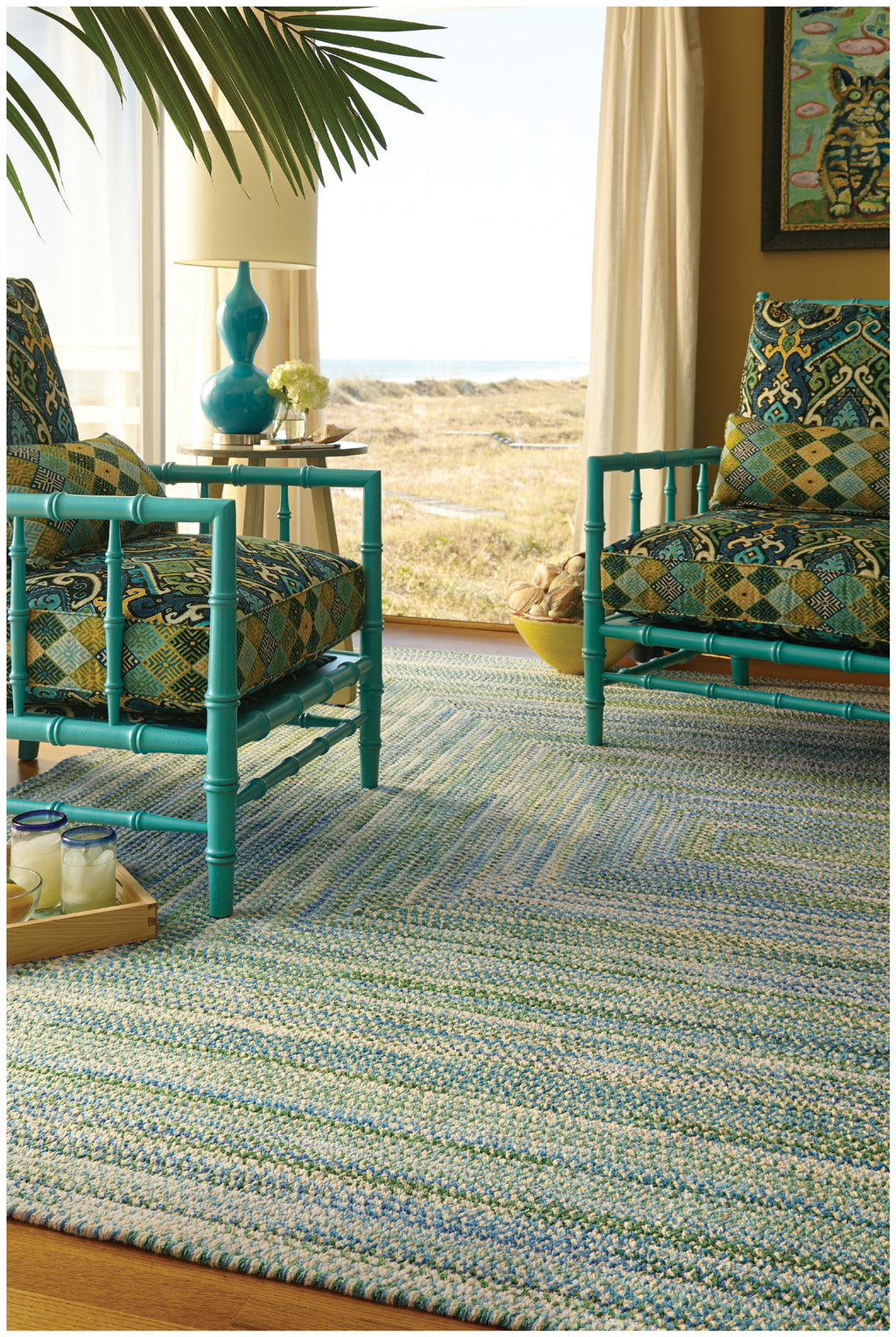 Capel Waterway 0470 Yellow 100 Area Rug Alternate View Feature