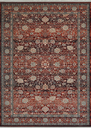 Couristan Kashimar Floral Vase Rust Area Rug main image