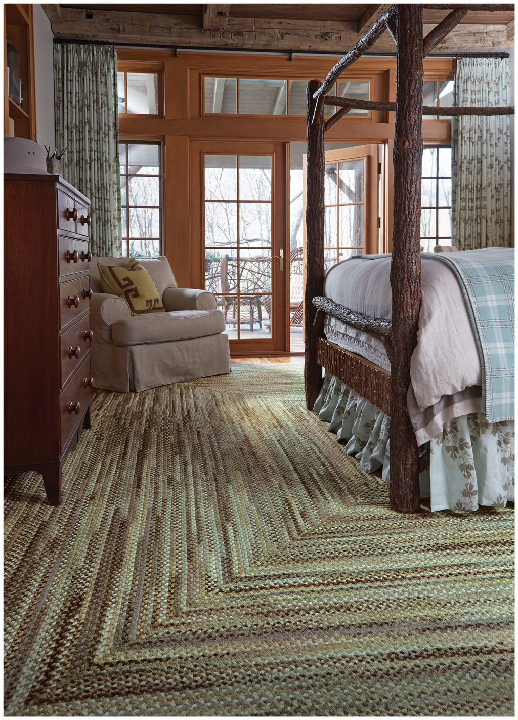 Capel Sherwood Forest 0980 Green Olive 250 Area Rug Alternate View Feature