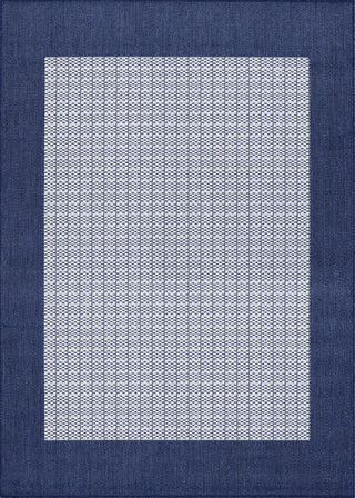 Couristan Recife Checkered Fieldivory/Indigo Area Rug main image