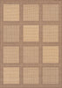 Couristan Recife Summit Natural/Cocoa Machine Loomed Area Rug