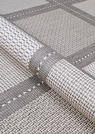 Couristan Recife Summit Grey/White Area Rug Detail Image
