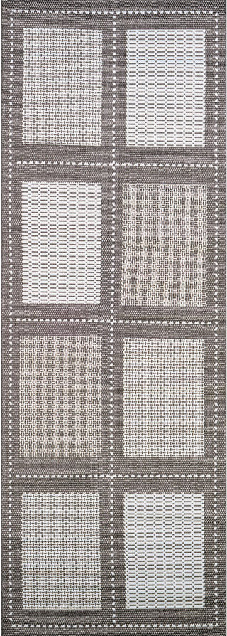 Couristan Recife Summit Grey/White Area Rug Runner Image