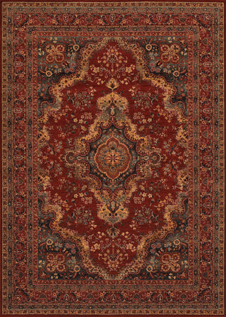 Couristan Old World Classics Kerman Med Burgundy Area Rug