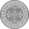 Couristan Recife Antique Medallion Grey/White Area Rug Main