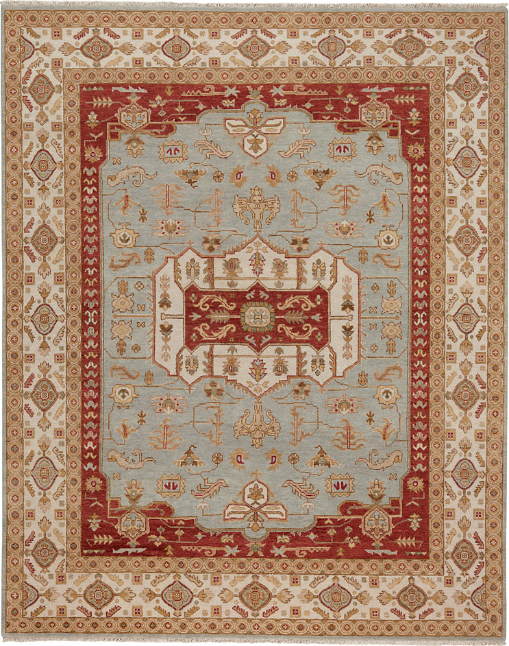 Capel Biltmore Plantation-Voyage 1113 Blue Cream Area Rug main image