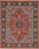 Capel Biltmore Plantation-Nomad 1115 Cinnamon Deep Blue Area Rug Rectangle/Vertical Stripe Rectangle