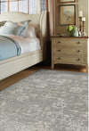 Capel Jain 1201 Silver Area Rug Rectangle Roomshot Image 1 Feature