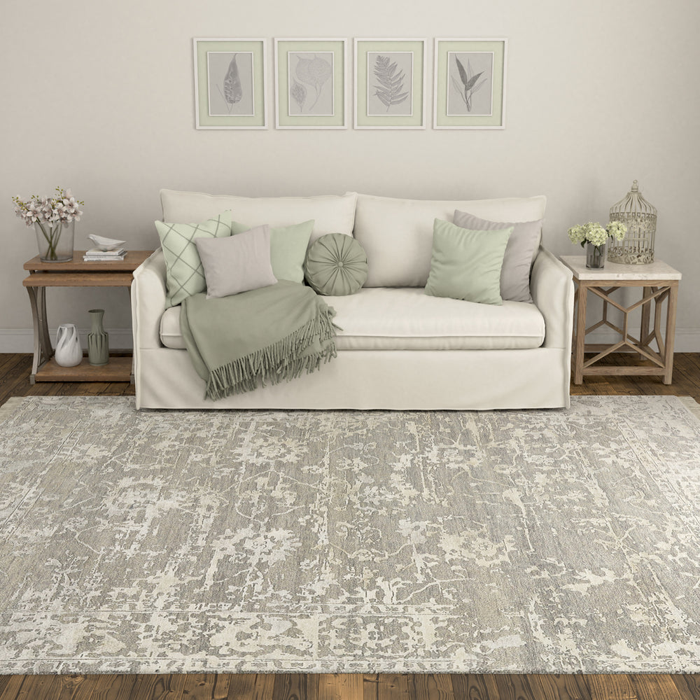 Capel Jain 1201 Silver Area Rug Rectangle Room Scene Featured