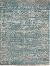 Capel Jain 1201 Mediterranean Blue Area Rug Rectangle