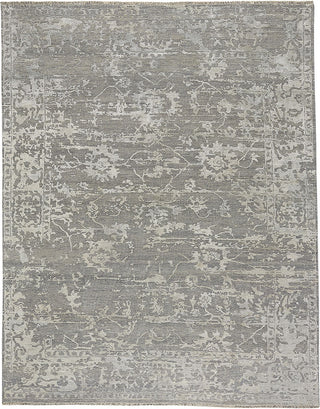 Capel Jain 1201 Silver Area Rug Rectangle/Vertical Stripe Rectangle