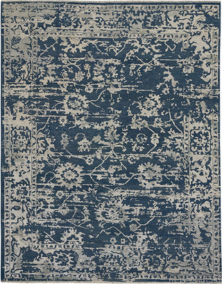 Capel Jain 1201 Blue Area Rug Rectangle/Vertical Stripe Rectangle