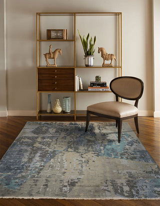 Capel Vanida 1202 Blue Grey Area Rug Rectangle Roomshot Image 2 Feature