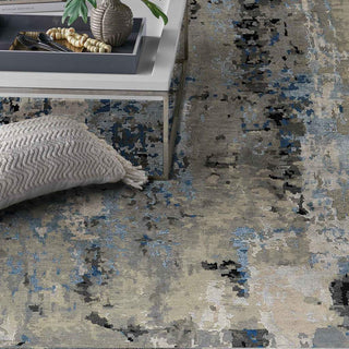 Capel Tasanee 1202 Bluestone Area Rug Rectangle Roomshot Image 1 Feature