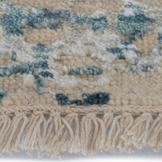 Capel Massa 1203 Cyan Area Rug Rectangle Cross-Section Image