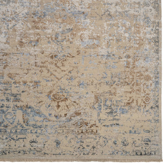 Capel Massa 1203 Cream Blue Area Rug Rectangle Corner Image