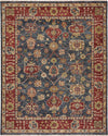 Capel Charleigh-Peshawar 1209 Blue Red Area Rug Rectangle