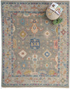 Capel Elan 1220 Nickel Blue Area Rug Rectangle Roomshot Image 1 Feature