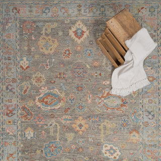 Capel Elan 1220 Gray Multi Area Rug Rectangle Roomshot Image 1