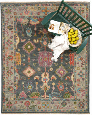 Capel Elan 1220 Charcoal Multi Area Rug Rectangle Roomshot Image 1 Feature