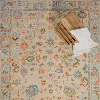 Capel Elan 1220 Beige Multi Area Rug Rectangle Roomshot Image 1 Feature