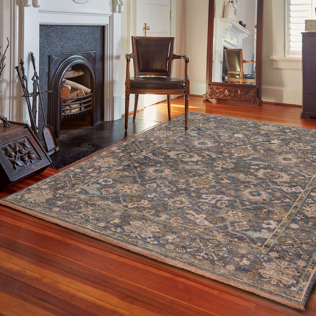 Capel Braymore-Edison 1222 Pewter Area Rug Rectangle Roomshot Image 1 Feature