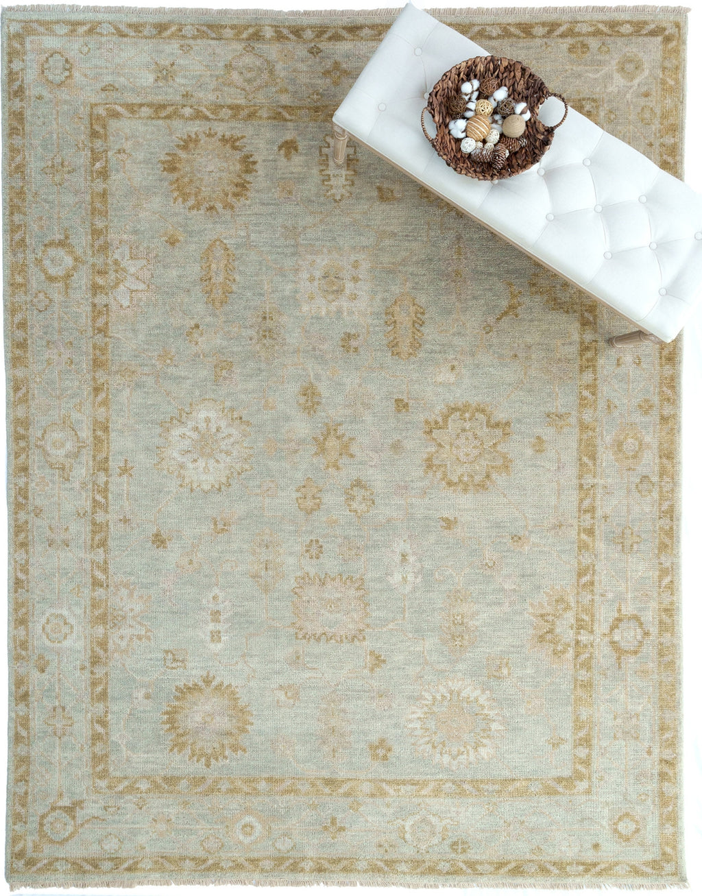 Capel Wentworth-Sutton 1228 Fawn Area Rug Rectangle Roomshot Image 1 Feature