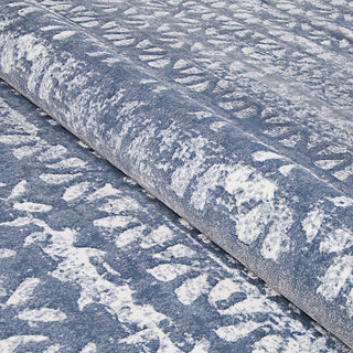 Couristan Marina Grisaille Confederate Grey/Ivory Area Rug Detail Image