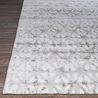 Couristan Marina Grisaille Pearl/Champagne Area Rug Corner Image