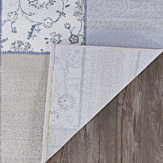 Couristan Marina Gardenpatchwork Oyster/Pearl Area Rug Main