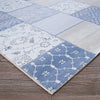 Couristan Marina Gardenpatchwork Oyster/Pearl Area Rug Close Up Image
