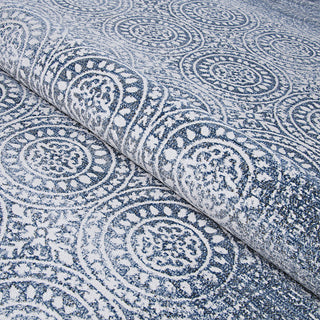 Couristan Marina Unison Slate Blue/Pearl Area Rug Detail Image