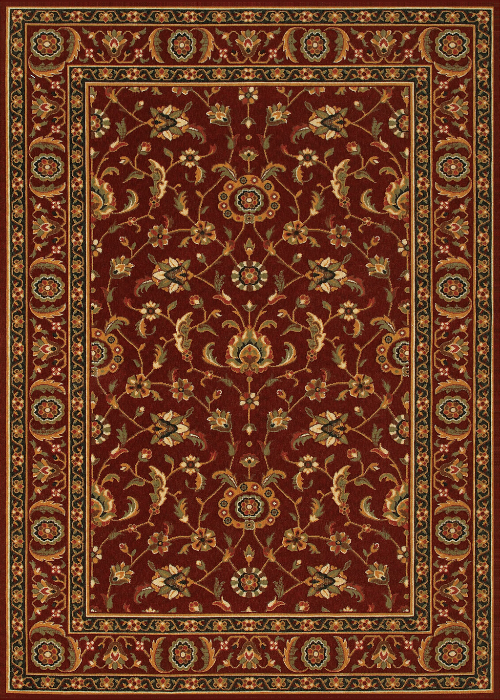 Couristan Royal Luxury Brentwood Bordeaux Area Rug