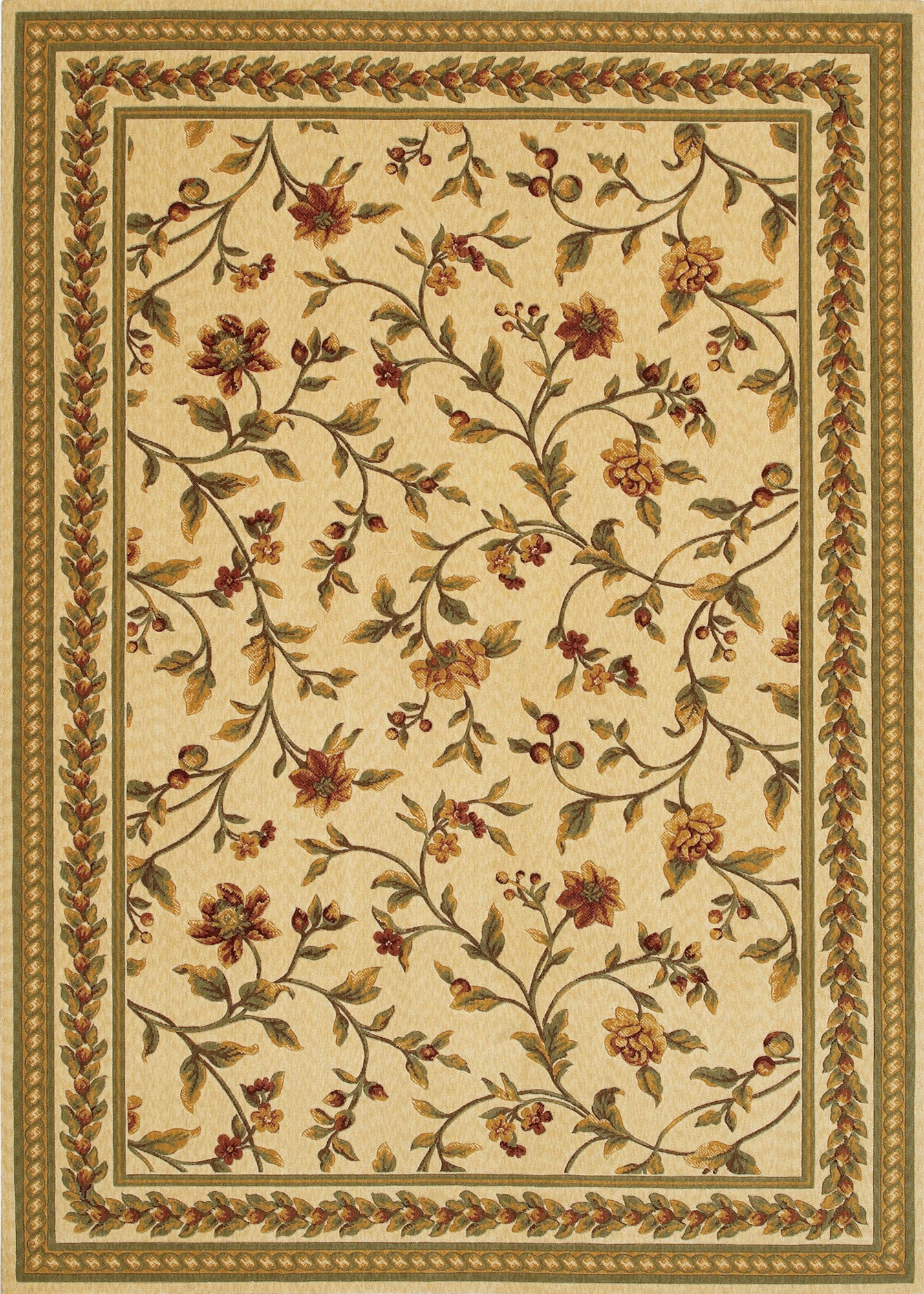 Couristan Royal Luxury Brentwood Linen/Beige Area Rug – Incredible Rugs ...