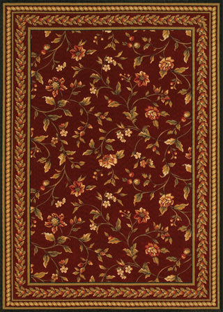 Couristan Royal Luxury Winslow Bordeaux Area Rug