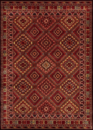 Couristan Cire` Palmer Multi Area Rug