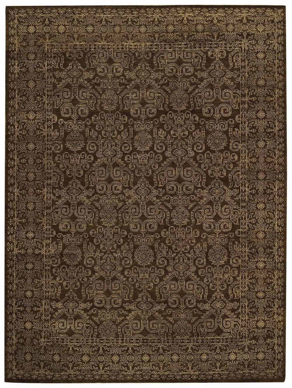 Capel Tonal Trace 1395 Brown 775 Area Rug